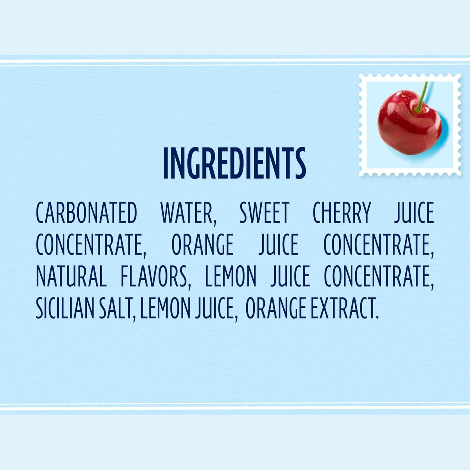 Sanpellegrino CIAO! Cherry Sparkling Water, Low-Cal, 0g Added Sugar, 24-Pack - Image 3
