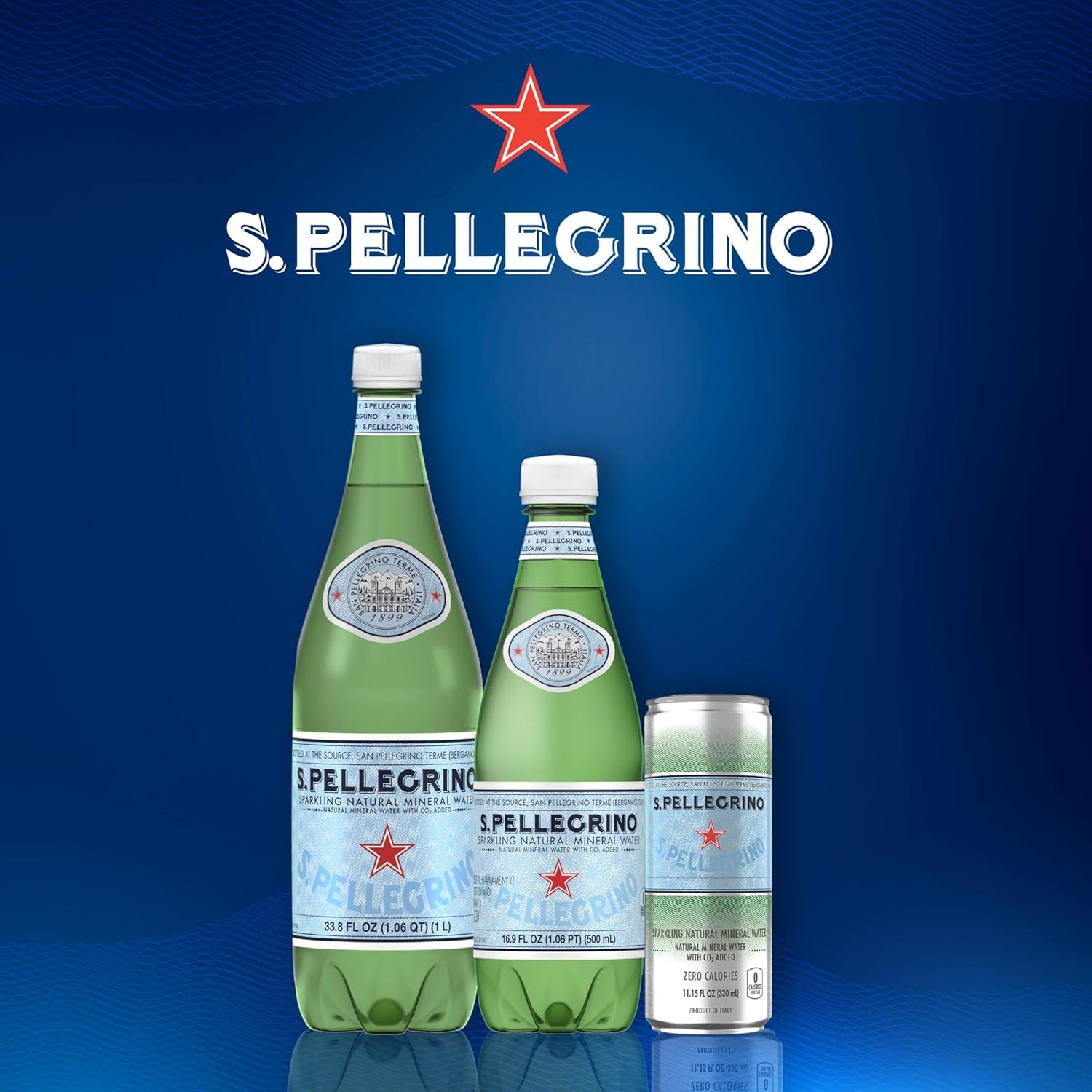 S.Pellegrino Sparkling Natural Mineral Water, 33.8 fl oz. Plastic Bottles (Pack of 12) - Image 5