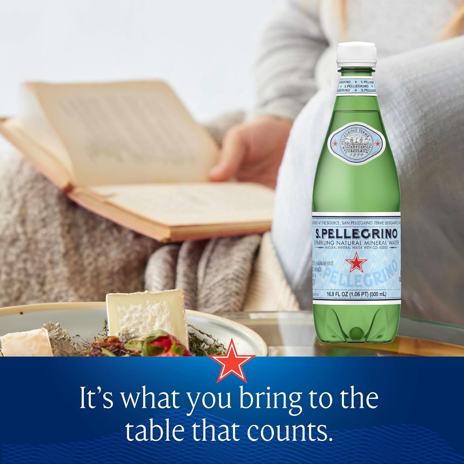 S.Pellegrino Sparkling Natural Mineral Water, Plastic Bottles, 16.9 Fl Oz (Pack of 12) - Image 6